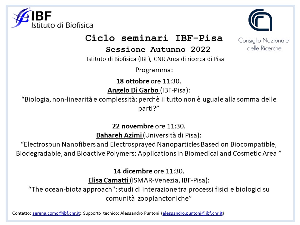 Ciclo Seminari IBF